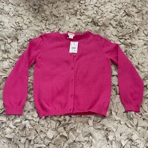 J. Crewcuts Kids Pink Cardigan - size 8